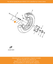 YAMAHA Oil Seal, 93102-17271