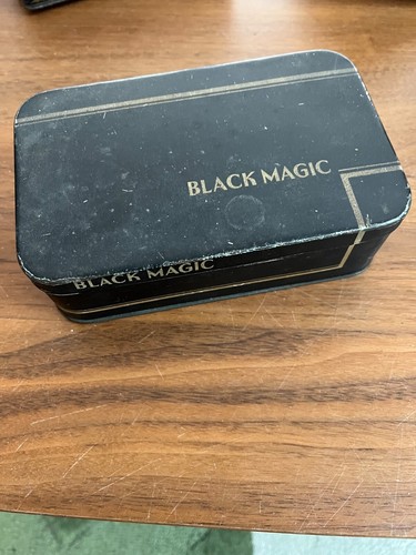Black magic chocolates tin - black,