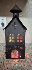 Primitive Punched Tin Church