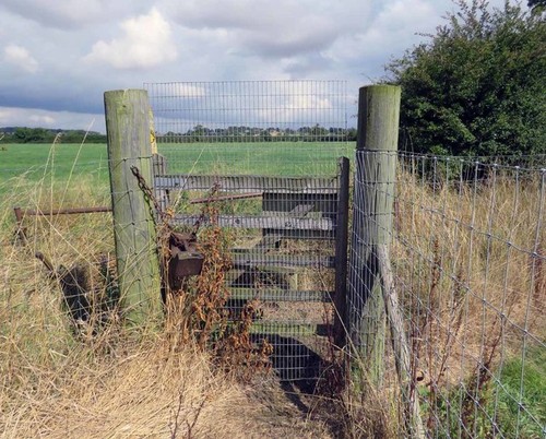 Photo 6x4 gate footpath - 6x4, on