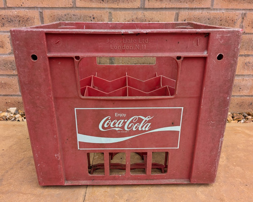 Vintage red coca cola - vintage, crate