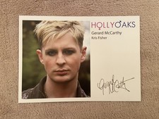 GERARD McCARTHY     (HOLLYOAKS) PRESIGNED CAST CARD