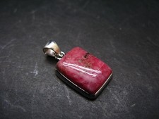 Rare Pink Tugtupite Sterling
