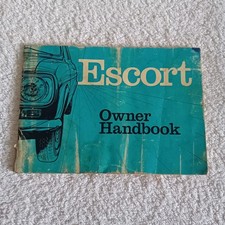 Ford Escort Owners Handbook
