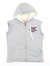 Hollister Women's Grey Hooded