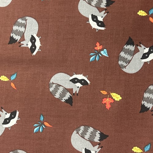 Fabric 100 cotton woodland - cotton,