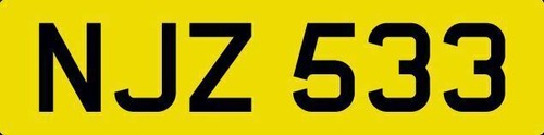 Dateless private number - number, plate