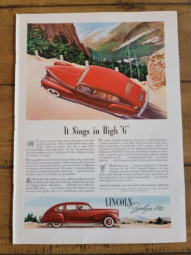 Vintage 1941 lincoln - 1941,