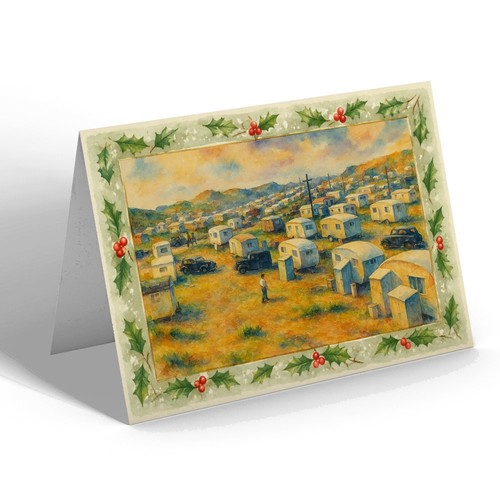 Christmas card the caravan - card,