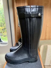 Le Chameau Chasseur Neoprene Lined Wellies UK Size 11 Full Zip Calf 44cm RRP£400