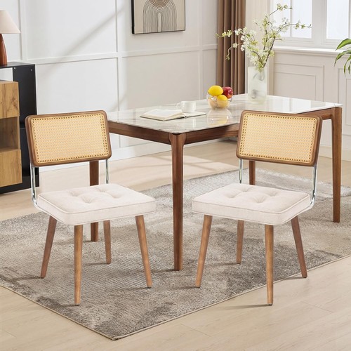 Dining chairs set rattan - chairs, 2