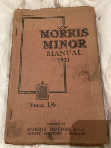 The morris minor manual 1931 - morris,