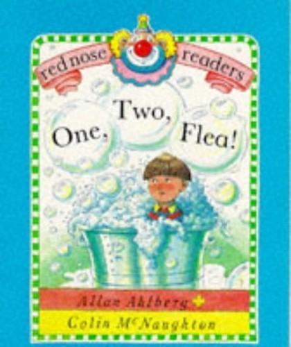 One two flea red - one,, nose