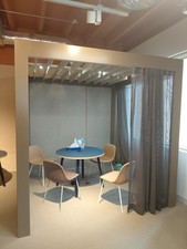 Office & Meeting Cubicle. Lighting & Soundproofing is Integrated into Structure 