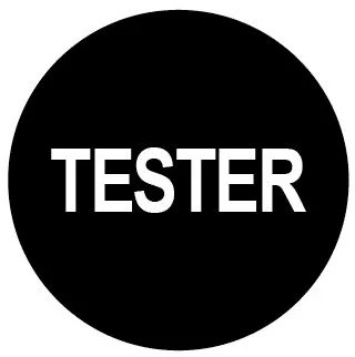 Tester stickers - tester,