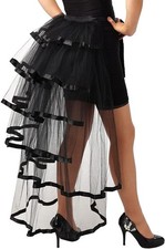Black Tulle Bustle Skirt Tutu