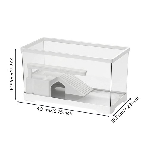 Turtle tank with filter - with,