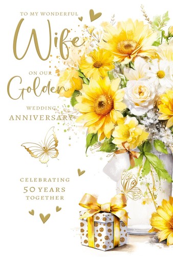 Wife golden wedding - wife,