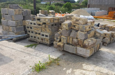 Hardcore Rubble Concrete Blocks Shed Path Base