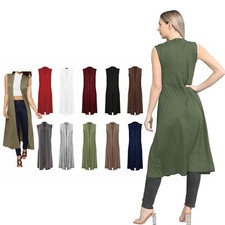 Womens sleeveless waistcoat - womens,