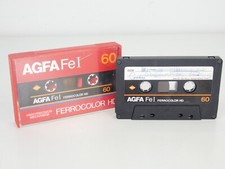 AUDIO CASSETTE AGFA FeI60 FERROCOLOR TAPE 1985 Vintage