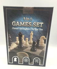 3 in 1 games Set Incudes Chess