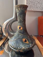 Moorcroft Peacock Feather Vase in perfect condition 1996