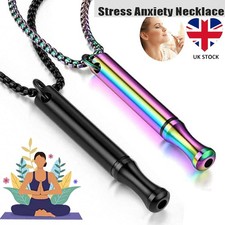 Stress Relief Necklace Breathlace Quit Smoking Anti Vaping Breathing Necklace UK