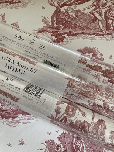 Laura ashley toile wallpaper - ashley,
