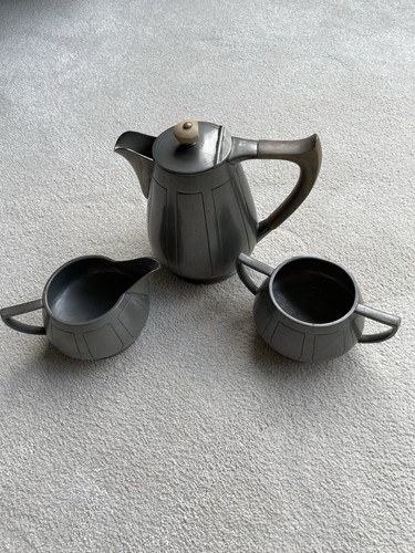 Piece art deco pewter - piece,
