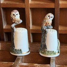 2 X  Sterling Classic Thimbles