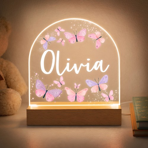 Personalised led nursery - nursery, lamp