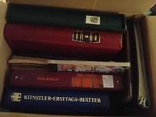 Glory Box Stamp world and commonwealth Great Value - 11 albums and stock books