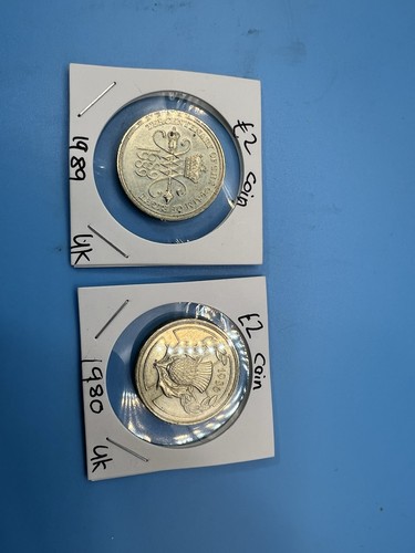 Coin lot in holders - 2, x