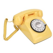 Retro Dial Telephone Classic Simulation Vintage Mechanical Ringer Pho