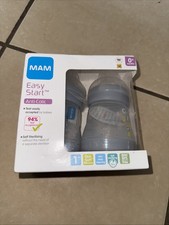 MAM Anti Colic Self Sterilising Bottle 160ml x 2 Bottles Brand New From Birth