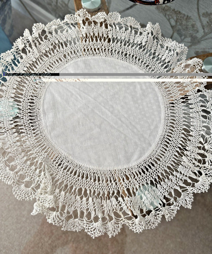 Victorian white cotton damask - white,