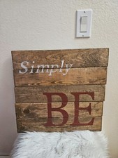 "SIMPLY BE Large Wooden Rustic