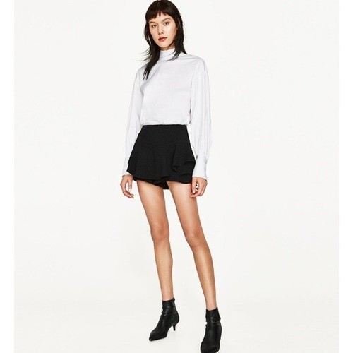 Zara woman ruffle mini - woman, skort