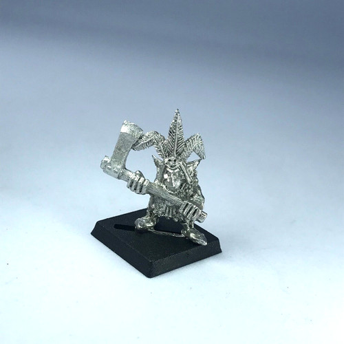Forest goblin with - forest, axe
