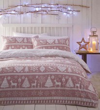 Brushed cotton duvet cover set