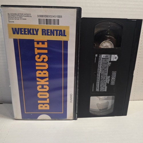 Dumbo vhs blockbuster video - dumbo,