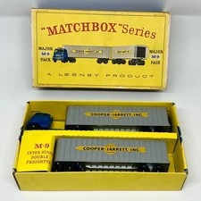 Matchbox Major Pack M-9 Cooper Jarrett Double Freighter Lesney 1960s Boxed