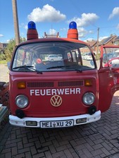 Volkswagen T2 T2b Model Feuerwehr Authentic German Fire Engine Service Vehicle