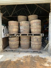 Oak barrel planters - oak, i/2