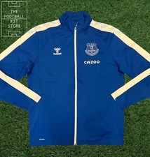 Everton Track Jacket Mens - Official Hummel EFC Training Full Zip Top - Medium