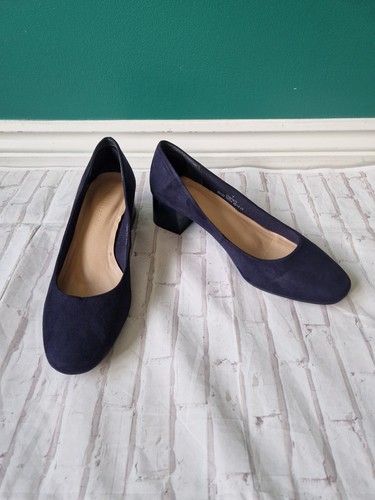Navy faux suede low - navy,