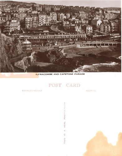 Vintage postcard ilfracombe - vintage,