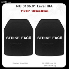 2 x NIJ Level 3 Ballistic
