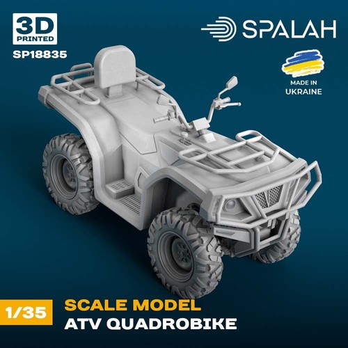 Atv quad bike - 1/35, resin